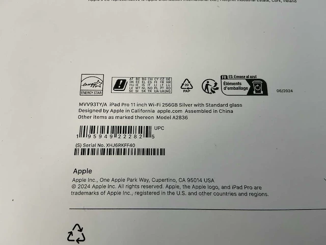 Apple ipad pro 11inch m4 256gb tablet - afbeelding 3 van  4