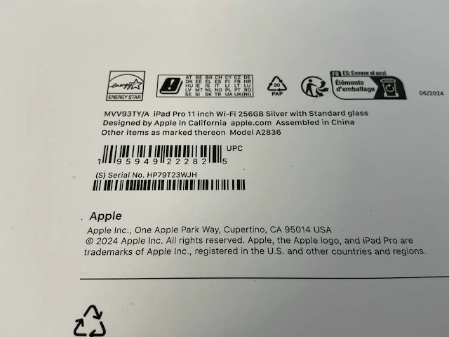 Apple ipad pro 11inch m4 256gb tablet - afbeelding 3 van  4