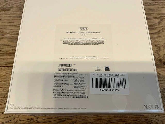 Apple ipad pro 12.9'' (4th generation) wifi 128gb silver - afbeelding 7 van  7