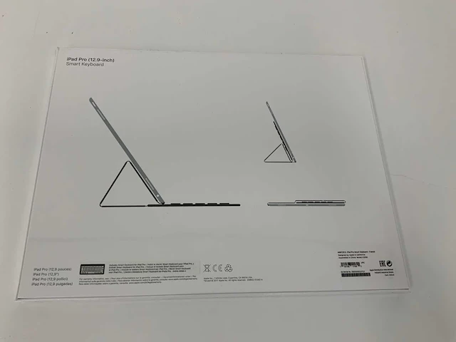 Apple ipad pro 12.9'' smart keyboard french (mnkt2f/a) - afbeelding 2 van  2