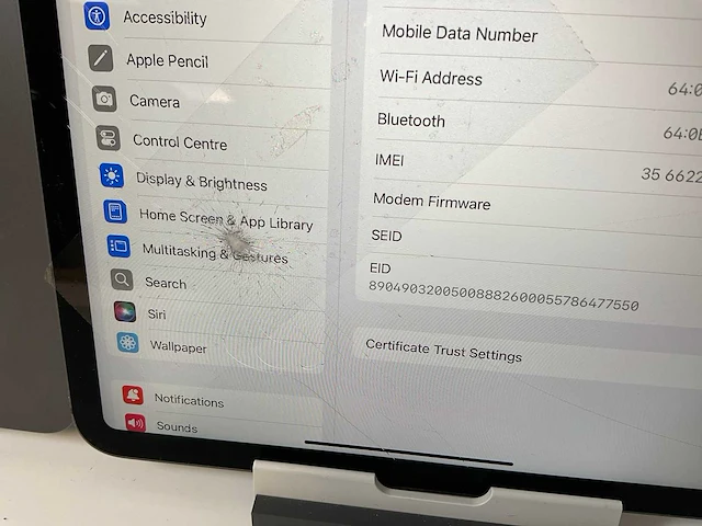 Apple ipad pro 2nd/3rd gen 11” - wifi + cellular - 128 gb - space gray (2x) - afbeelding 8 van  9