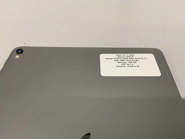 Apple ipad pro a1673 tablet - afbeelding 3 van  4
