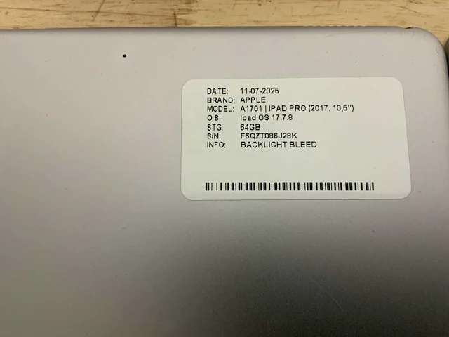Apple ipad pro a1702/a1673 tablet (8x) - afbeelding 5 van  11