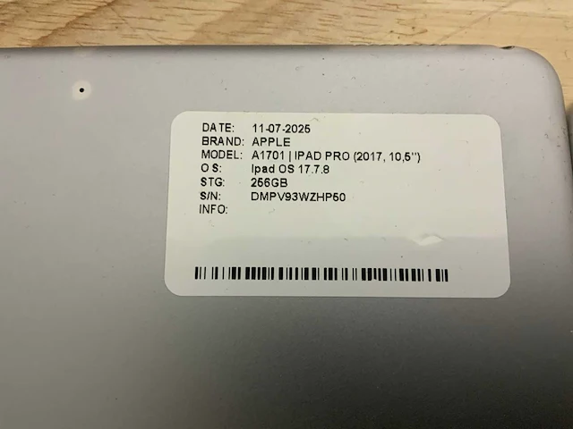 Apple ipad pro a1702/a1673 tablet (8x) - afbeelding 6 van  11