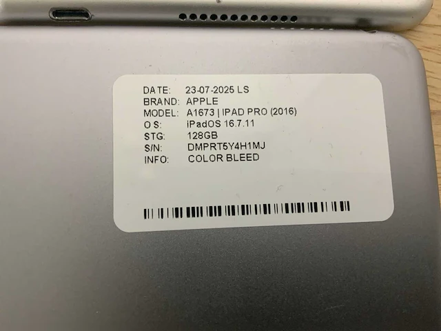 Apple ipad pro a1702/a1673 tablet (8x) - afbeelding 8 van  11