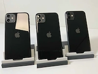 Apple iphone 11 - 64 gb - black (3x) - afbeelding 4 van  4