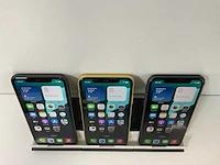 Apple iphone 11 - 64 gb / 128 gb - black / yellow (3x) - afbeelding 2 van  6