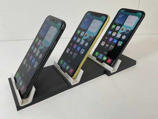 Apple iphone 11 - 64 gb / 128 gb - black / yellow (3x) - afbeelding 5 van  6