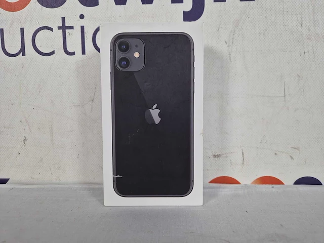 Apple iphone 11 - 64gb - zwart - afbeelding 2 van  3