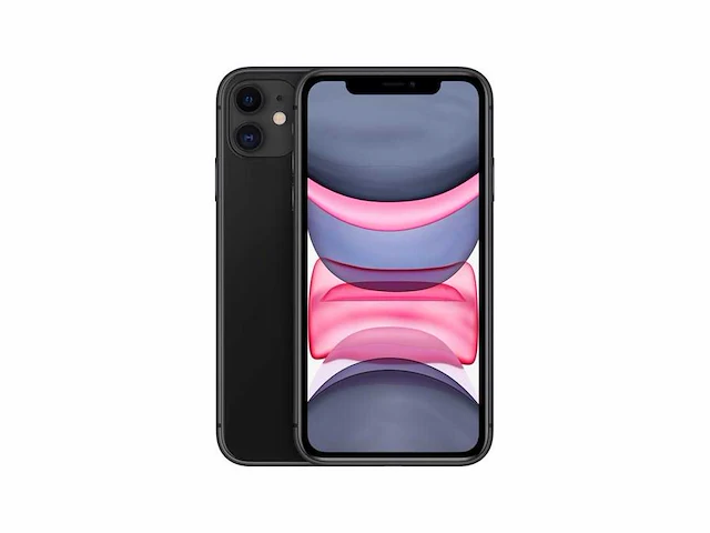 Apple iphone 11 - 64gb - zwart - afbeelding 1 van  3
