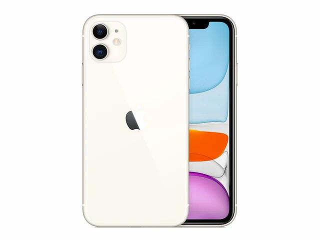 Apple iphone 11 128gb wit - afbeelding 2 van  5
