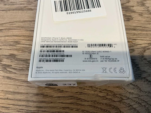 Apple iphone 11 256gb zwart - afbeelding 2 van  8