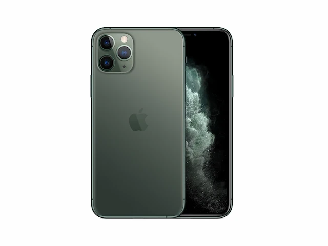 Apple iphone 11 pro smartphone 256 gb middernachtgroen - afbeelding 2 van  6
