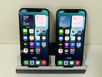 Apple iphone 12 - 128 gb - black (2x) - afbeelding 1 van  4