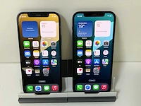 Apple iphone 12 - 128 gb - black (2x) - afbeelding 1 van  4