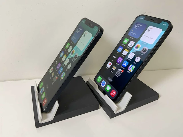Apple iphone 12 - 128 gb - black (2x) - afbeelding 3 van  4