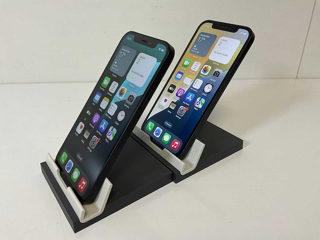 Apple iphone 12 - 128 gb - black (2x) - afbeelding 5 van  6