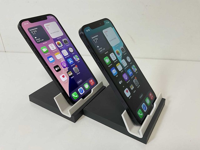 Apple iphone 12 - 128 gb - black (2x) - afbeelding 4 van  6