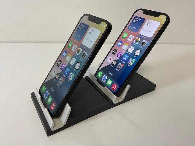 Apple iphone 12 - 128 gb - black (2x) - afbeelding 5 van  6