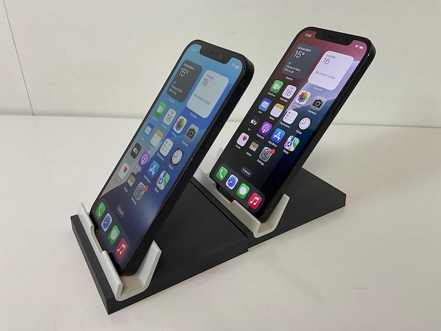 Apple iphone 12 - 128 gb - black (2x) - afbeelding 5 van  6