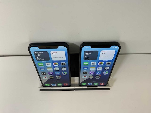Apple iphone 12 - 128 gb - black (2x) - afbeelding 2 van  6
