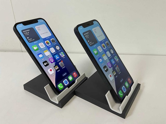 Apple iphone 12 - 128 gb - black (2x) - afbeelding 4 van  6