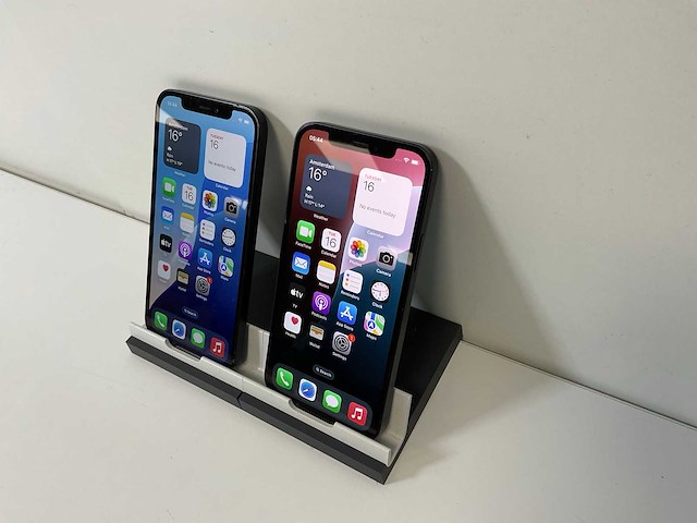 Apple iphone 12 - 128 gb - black (2x) - afbeelding 3 van  6