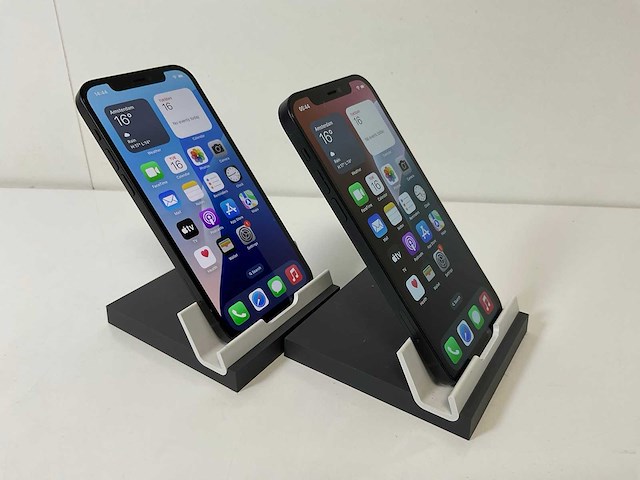 Apple iphone 12 - 128 gb - black (2x) - afbeelding 4 van  6