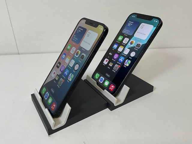 Apple iphone 12 - 128 gb - black (2x) - afbeelding 3 van  4