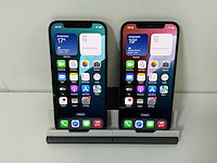 Apple iphone 12 - 128 gb - black (2x) - afbeelding 1 van  6