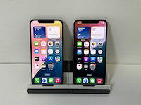 Apple iphone 12 - 128 gb - black (2x) - afbeelding 1 van  6