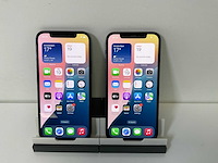 Apple iphone 12 - 128 gb - black (2x) - afbeelding 1 van  6