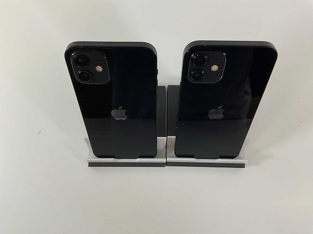 Apple iphone 12 - 128 gb - black (2x) - afbeelding 5 van  5