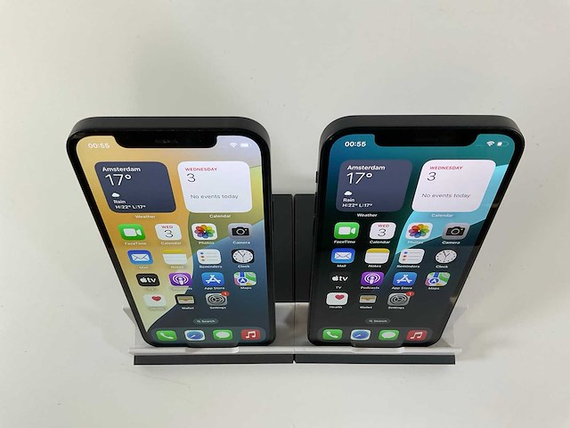 Apple iphone 12 - 128 gb - black (2x) - afbeelding 2 van  5