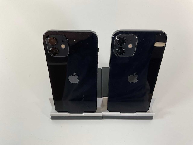 Apple iphone 12 - 128 gb - black (2x) - afbeelding 5 van  5