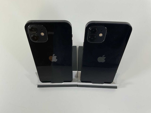 Apple iphone 12 - 128 gb - black (2x) - afbeelding 5 van  5