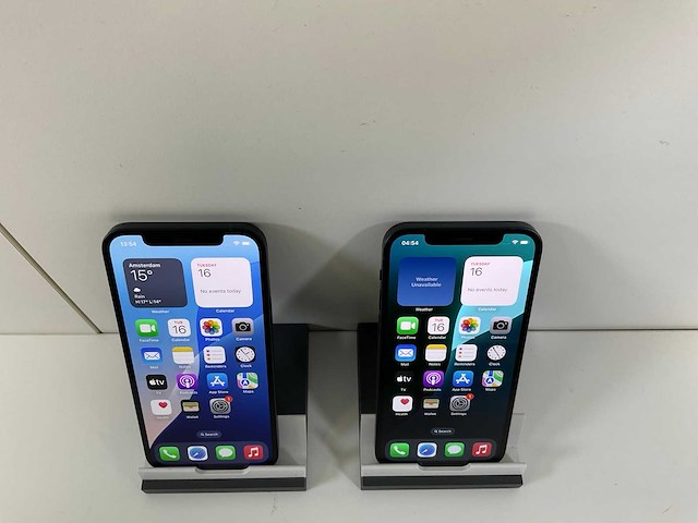 Apple iphone 12 - 128 gb - black (2x) - afbeelding 2 van  5