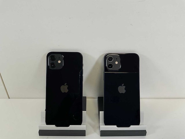 Apple iphone 12 - 128 gb - black (2x) - afbeelding 5 van  5