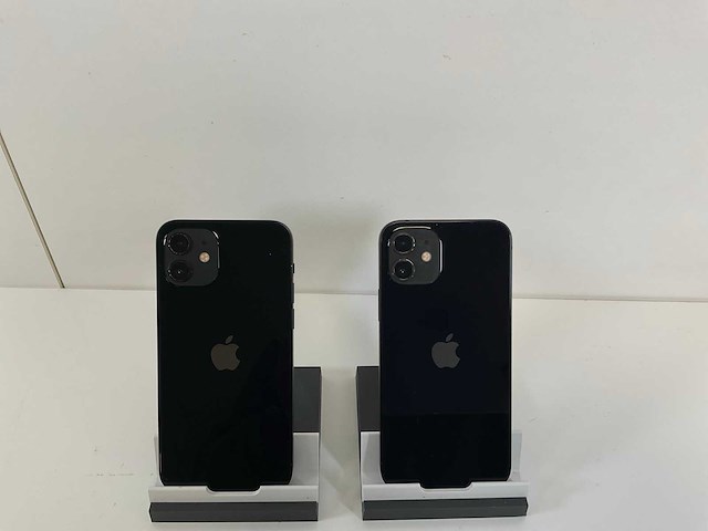 Apple iphone 12 - 128 gb - black (2x) - afbeelding 5 van  5