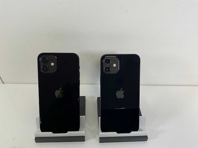 Apple iphone 12 - 128 gb - black (2x) - afbeelding 5 van  5
