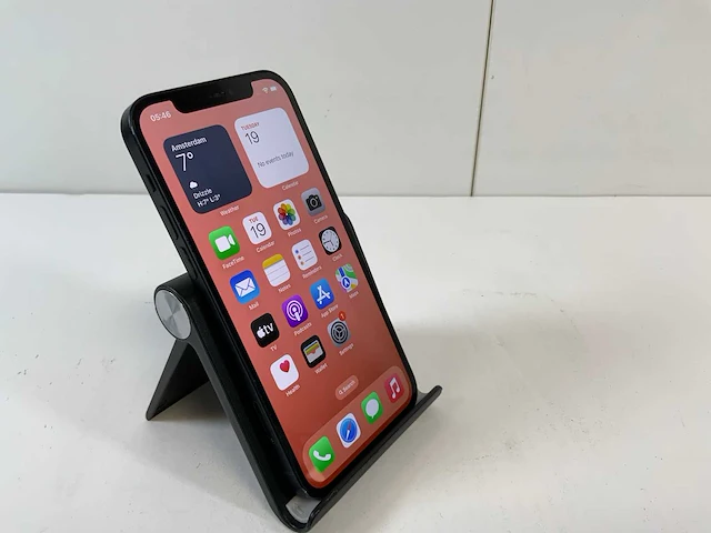 Apple iphone 12 - 128 gb - black - afbeelding 2 van  3