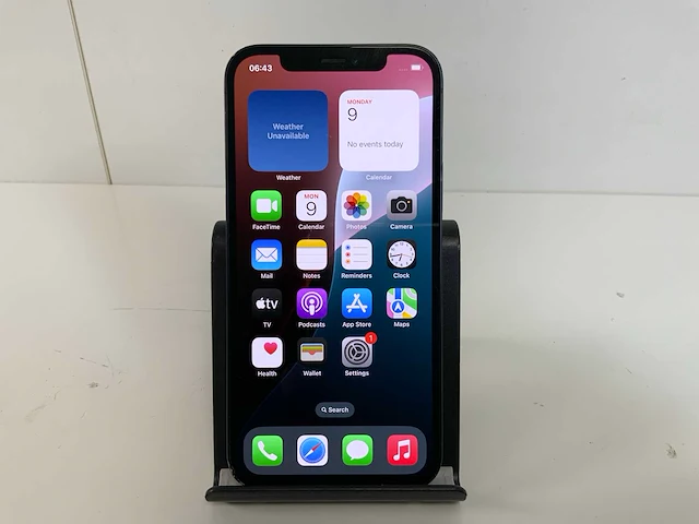 Apple iphone 12 - 128 gb - black - afbeelding 1 van  4