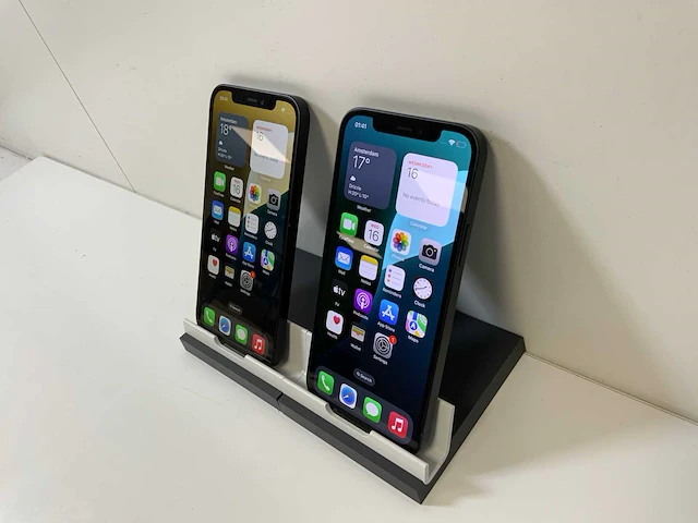 Apple iphone 12 - 128 gb / 256 gb - black (2x) - afbeelding 2 van  5