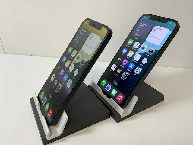 Apple iphone 12 - 128 gb / 256 gb - black (2x) - afbeelding 4 van  5