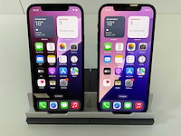 Apple iphone 12 - 128 gb / 64 gb - black (2x) - afbeelding 1 van  5