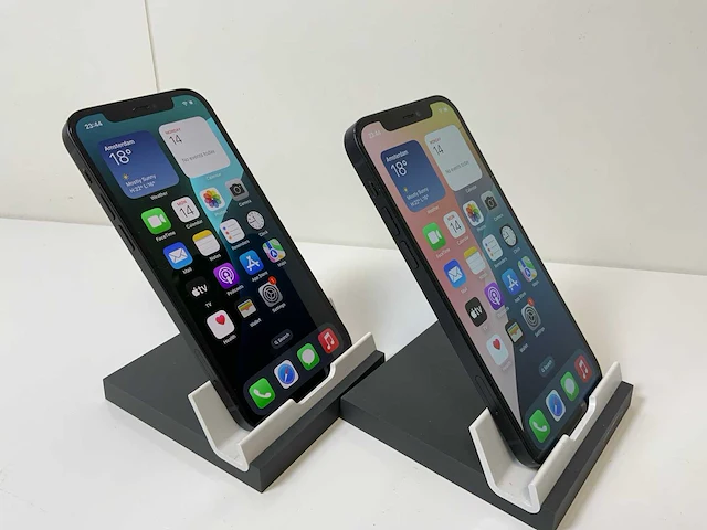 Apple iphone 12 - 256 gb - black (2x) - afbeelding 2 van  4