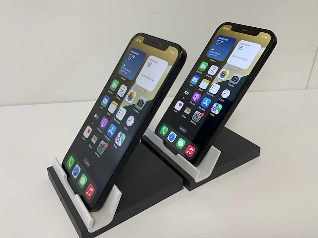 Apple iphone 12 - 256 gb - black (2x) - afbeelding 4 van  5