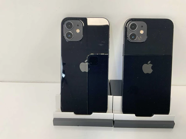 Apple iphone 12 - 256 gb - black (2x) - afbeelding 5 van  5