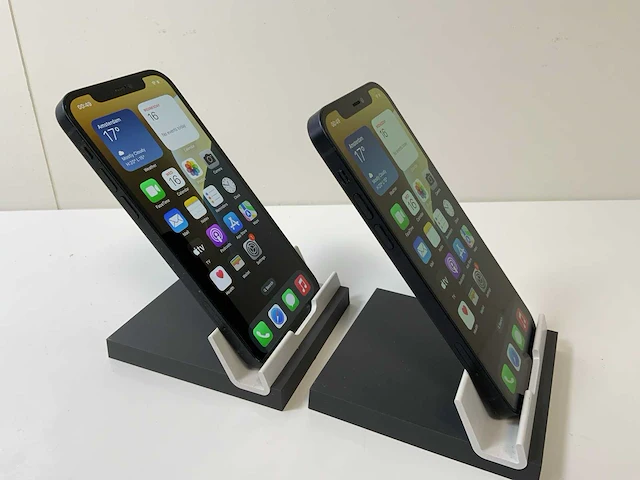 Apple iphone 12 - 256 gb - black (2x) - afbeelding 3 van  5