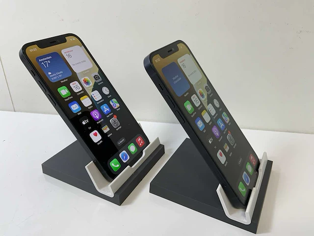 Apple iphone 12 - 256 gb - black (2x) - afbeelding 3 van  5